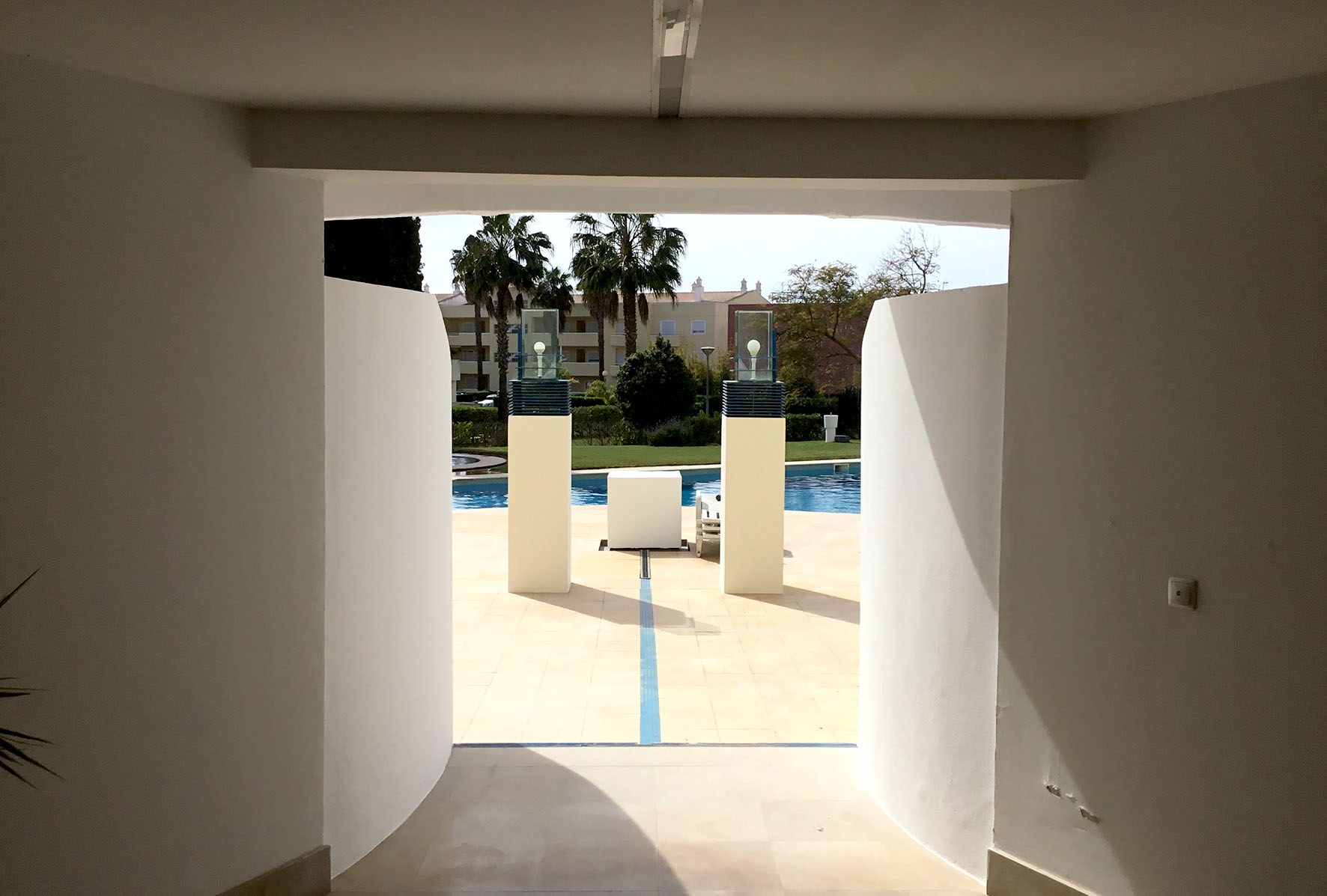 O acesso à garagem